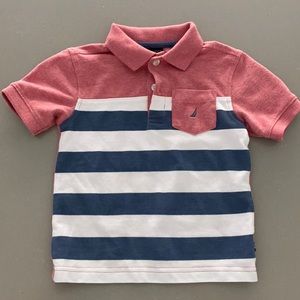 Nautica Polo Shirt Boys Size 3T